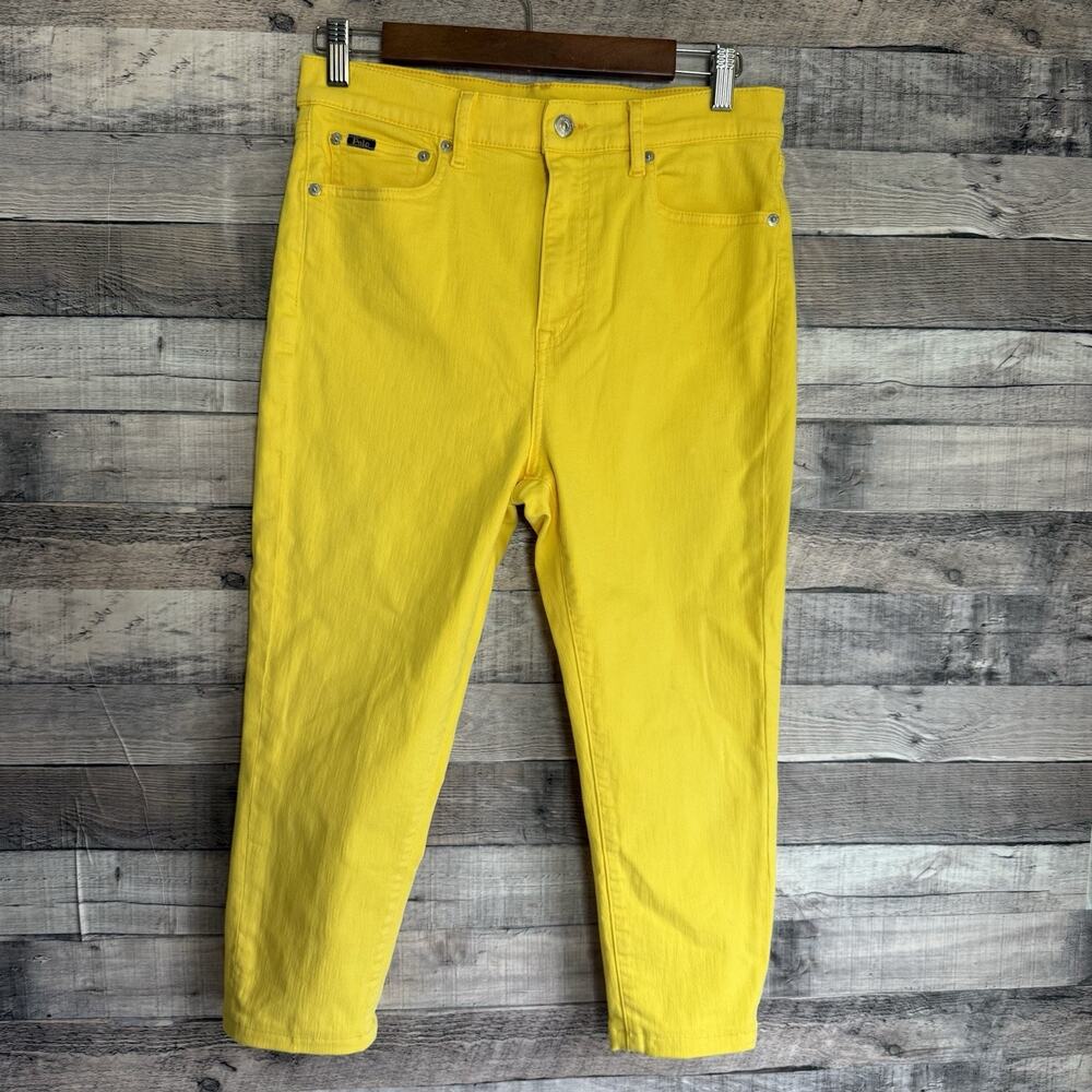 Polo by Ralph Lauren Bright Yellow Skinny Pants
